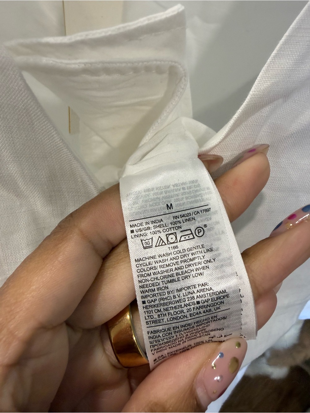 NWT Banana Republic Livia White Poplin Mini Dress Size Medium - Picture 9 of 11
